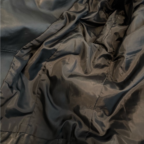 Michael Kors Black Quilted Leather Jacket - Picture 7 of 8